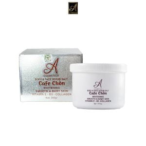 Body & Face Scrub Salt Cafe Chồn